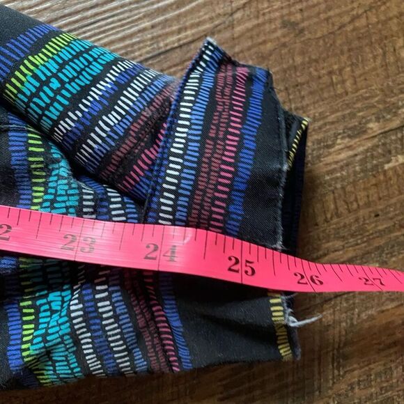 ROXY ski jacket snowboarding winter coat sz M striped rainbow hooded women’s EUC - Picture 8 of 15